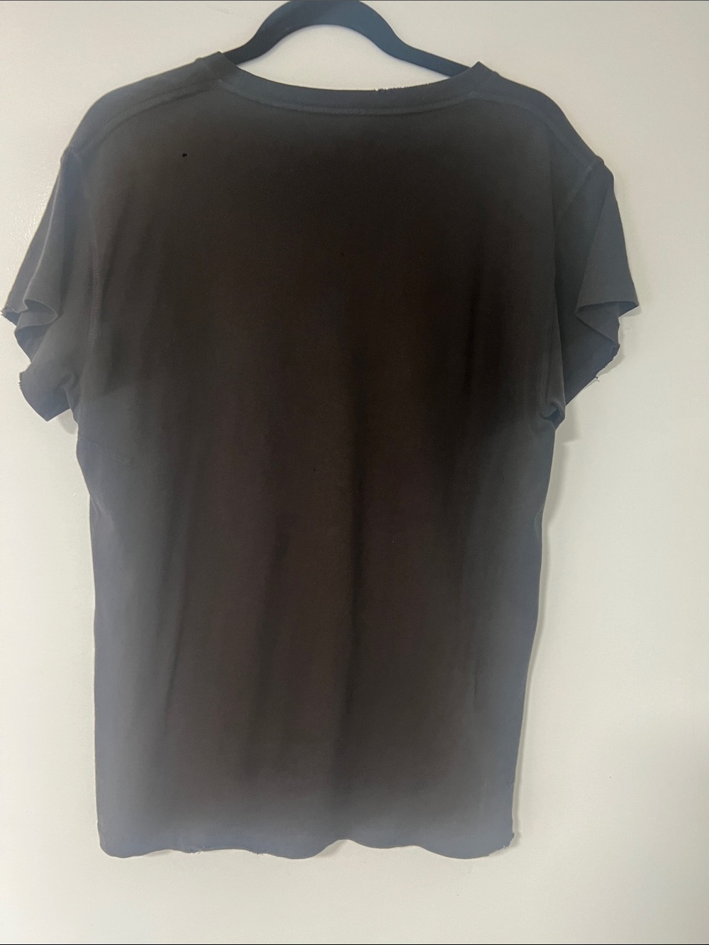 MadeWorn Black Ramones Graphic Tee with Silver Logo - Picture 3 of 4